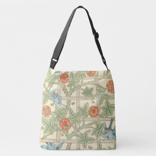 William Morris Trellis Pattern Tragetaschen Mit Langen Trägern