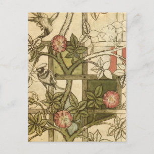 William Morris - Trellis Postkarte