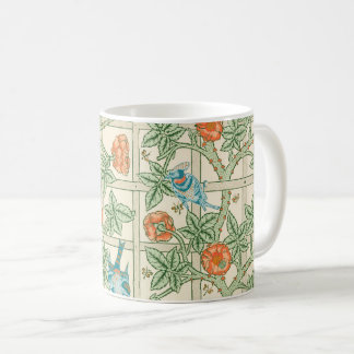 William Morris Trellis Victorian Wallpaper Kaffeetasse