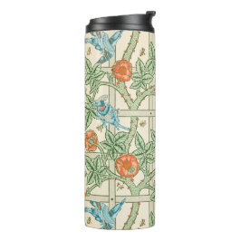 William Morris Trellis Victorian Wallpaper Thermosbecher