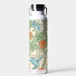 William Morris Trellis Victorian Wallpaper Trinkflasche