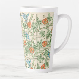 William Morris Trellis viktorianische Tapete Milchtasse