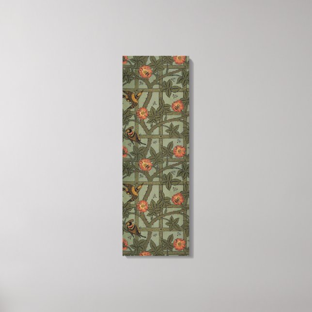 William Morris Trellis Wallpaper Art Leinwanddruck (Vorderseite)