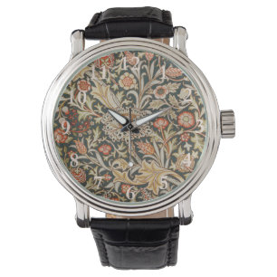 William Morris Trent Garden Blume Classic Botanic Armbanduhr
