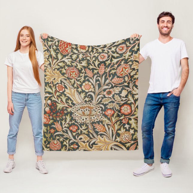 William Morris Trent Garden Blume Classic Botanic Fleecedecke (Beispiel)