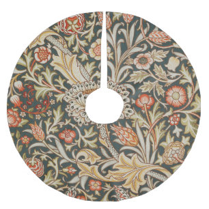 William Morris Trent Garden Blume Classic Botanic Polyester Weihnachtsbaumdecke