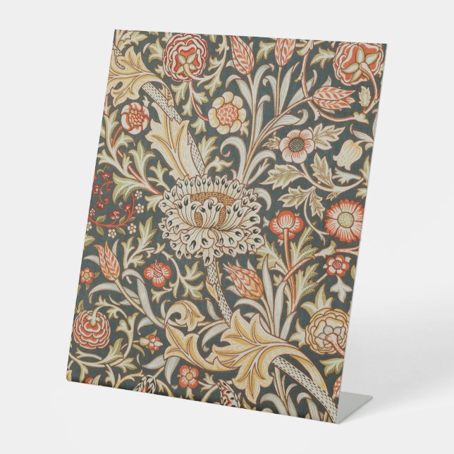 William Morris Trent Garden Blume Classic Botanic Sockelschild (Vorderseite)