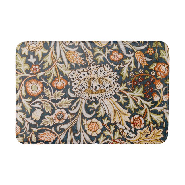 William Morris Trent Garden Blume Pattern Classic Badematte (Vorderseite)