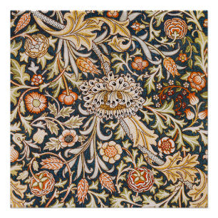William Morris Trent Garden Blume Pattern Classic Poster