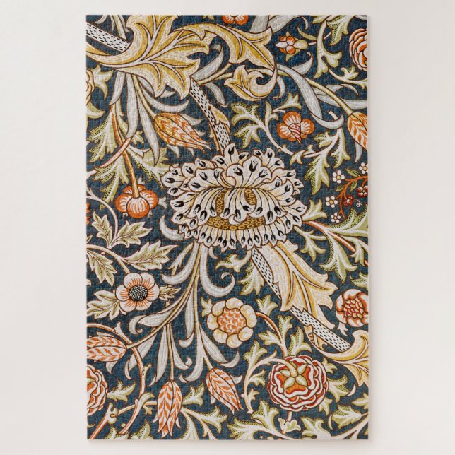 William Morris Trent Garden Blume Pattern Classic Puzzle (Vertikal)