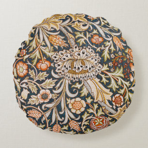 William Morris Trent Garden Blume Pattern Classic Rundes Kissen