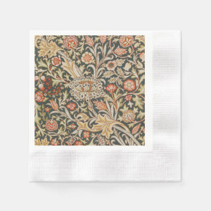 William Morris Trent Garten Blumen Classic Botanic Serviette