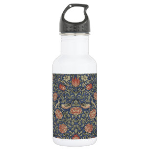 William Morris Tudor Rose Wallpaper Edelstahlflasche