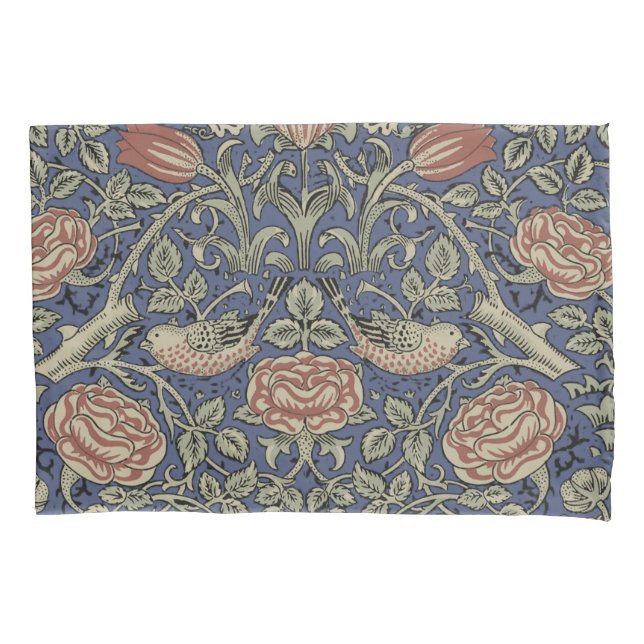 William Morris Tudor Rose Wallpaper Kissenbezug (Vorderseite)