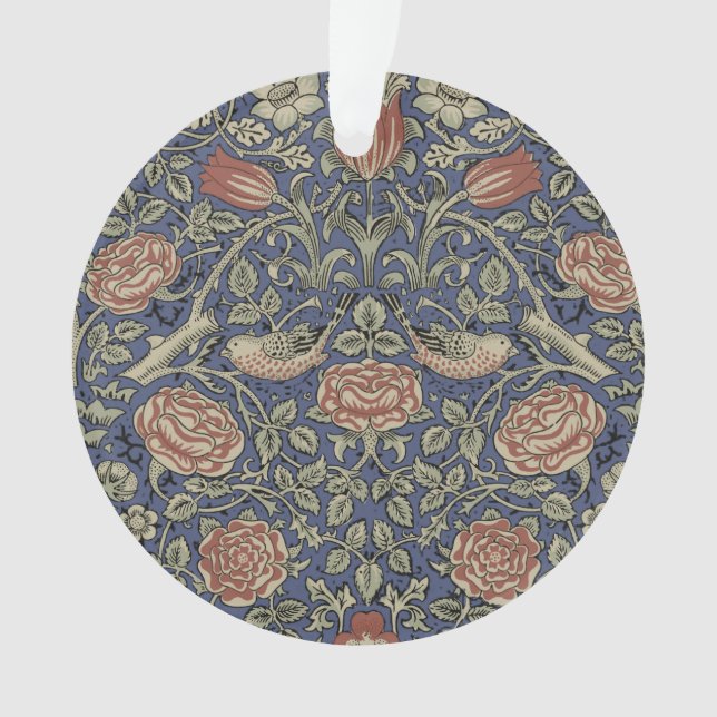 William Morris Tudor Rose Wallpaper Ornament (Vorderseite)