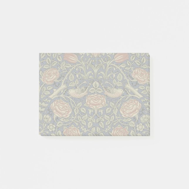 William Morris Tudor Rose Wallpaper Post-it Klebezettel (Vorderseite)