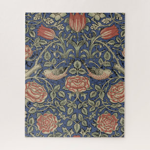 William Morris Tudor Rose Wallpaper Puzzle