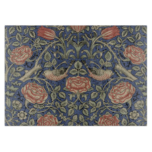 William Morris Tudor Rose Wallpaper Schneidebrett