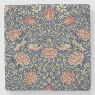 William Morris Tudor Rose Wallpaper Steinuntersetzer