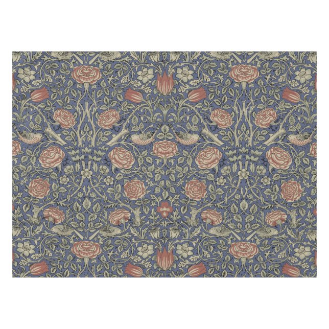 William Morris Tudor Rose Wallpaper Tischdecke (Vorderseite (Horizontal))