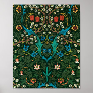 William Morris Tulip berühmtes Muster Poster