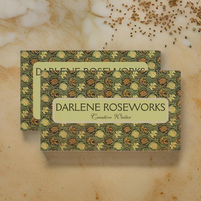 William Morris Tulip und Lily Visitenkarte (Von Creator hochgeladen)