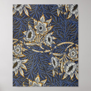 William Morris Tulip und Willow Floral Pattern Poster