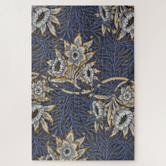 William Morris Tulip und Willow Floral Pattern Puzzle (Vertikal)