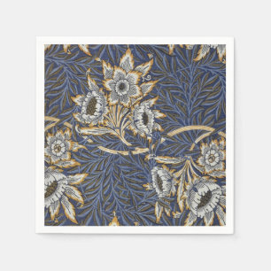 William Morris Tulip und Willow Floral Pattern Serviette