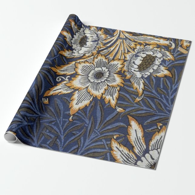 William Morris Tulip und Willow Geschenkpapier (Ungerollt)