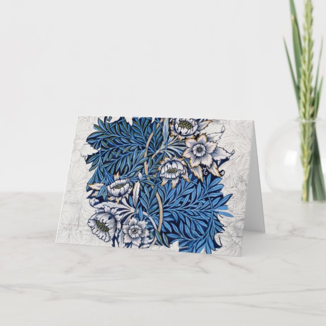 William Morris Tulip und Willow-Wertkarte (Vorderseite)