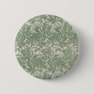 william morris tulip wallpaper textile green button