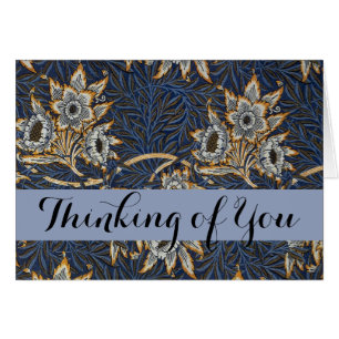 William Morris Tulip Willow Blue Muster