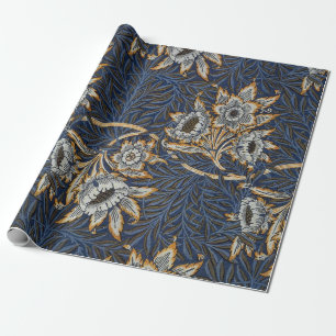 William Morris Tulip Willow Blue Muster Geschenkpapier