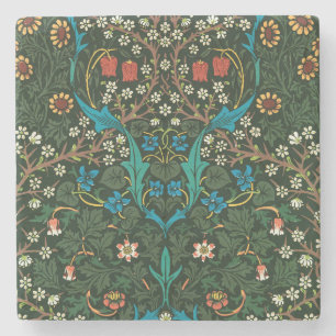WILLIAM MORRIS "TULIPS" DESIGN STONE UNTERSETZER
