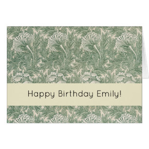 William Morris Tulpe Tapete grün