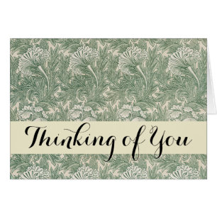 William Morris Tulpe Tapete grün