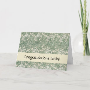 William Morris Tulpe Tapete grün Karte