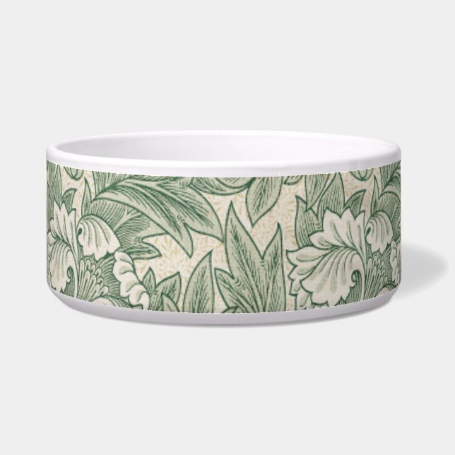 William Morris Tulpe Tapete grün Napf (Vorderseite)