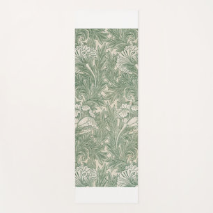 William Morris Tulpe Tapete grün Yogamatte