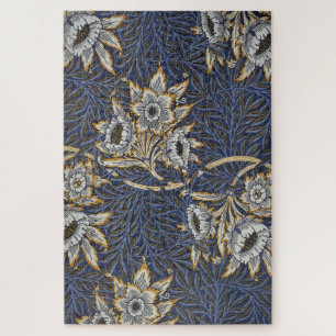 William Morris Tulpe und Weide Blumenmuster Puzzle