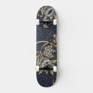 William Morris Tulpe und Weide Teppichmuster Skateboard