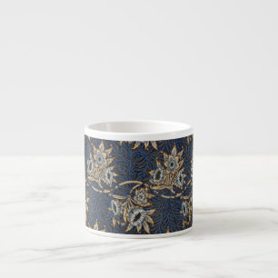 William Morris Tulpe Weidenmuster Blaue Flora Espressotasse