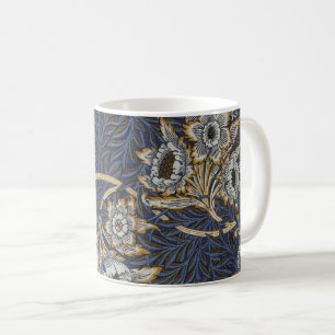 William Morris Tulpe Weidenmuster Blaue Flora Kaffeetasse