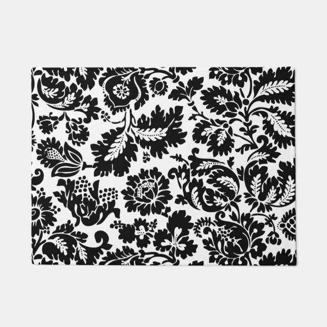 William Morris Venezianisch Damask Brocade Fußmatte (Vorderseite)