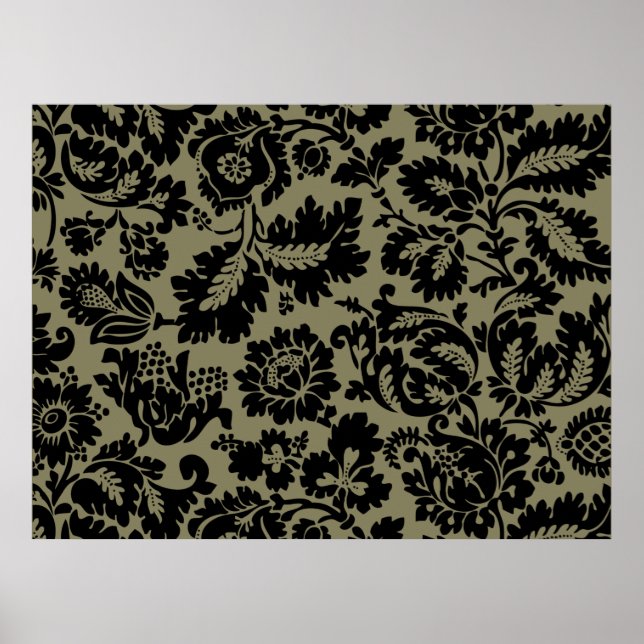 William Morris Venezianisch Damask Brocade Poster (Vorne)