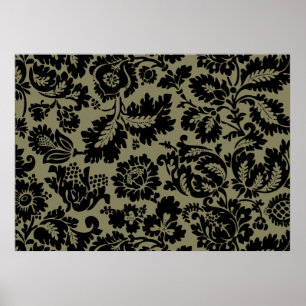 William Morris Venezianisch Damask Brocade Poster