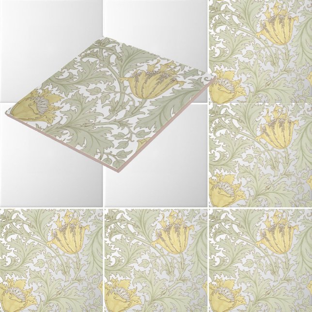 William Morris Vintag Anemone Floral Pattern Fliese (Von Creator hochgeladen)