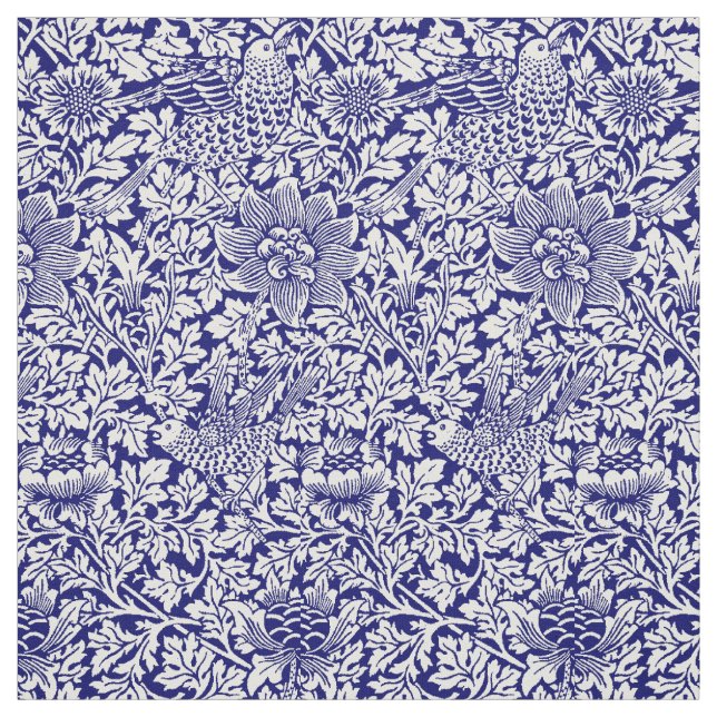 William Morris Vintag Bird & Anemone Pattern Stoff (Muster)