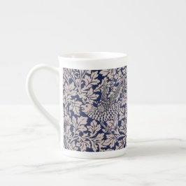 William Morris Vintag Bird und Anemone Dark Blue Prozellantasse